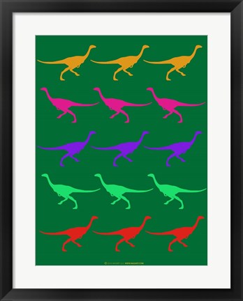 Framed Dinosaur Family 4 Print