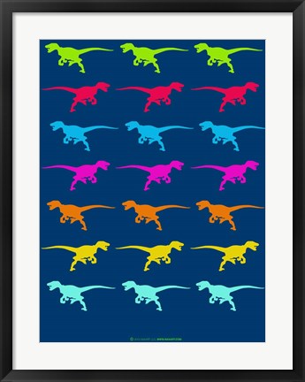 Framed Dinosaur Family 5 Print