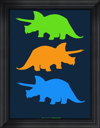 Framed Dinosaur Family 6 Print