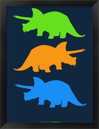 Framed Dinosaur Family 6 Print