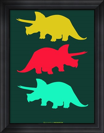 Framed Dinosaur Family 7 Print