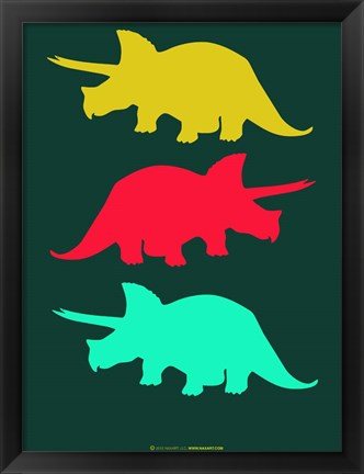 Framed Dinosaur Family 7 Print