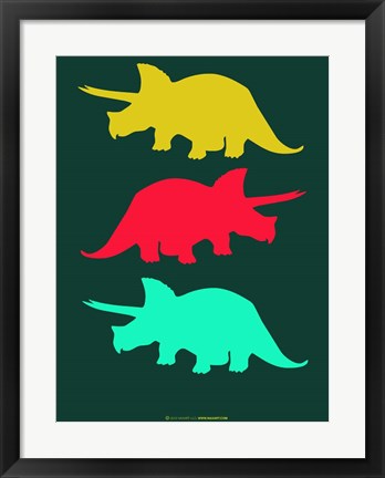 Framed Dinosaur Family 7 Print