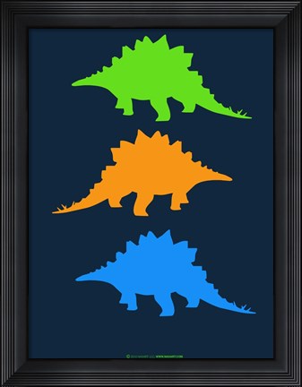 Framed Dinosaur Family 8 Print