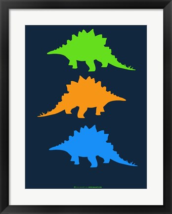 Framed Dinosaur Family 8 Print