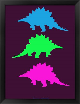 Framed Dinosaur Family 9 Print