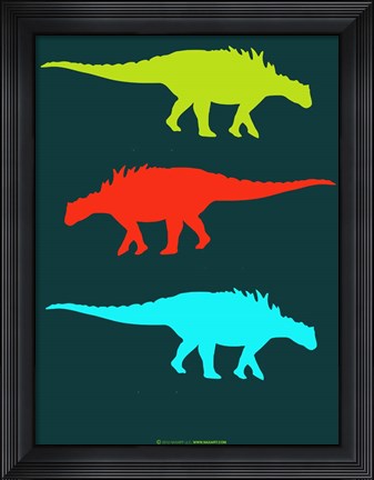 Framed Dinosaur Family 11 Print