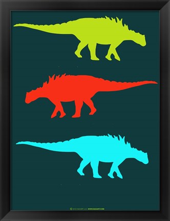 Framed Dinosaur Family 11 Print