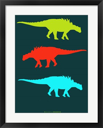 Framed Dinosaur Family 11 Print