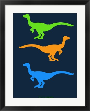 Framed Dinosaur Family 12 Print