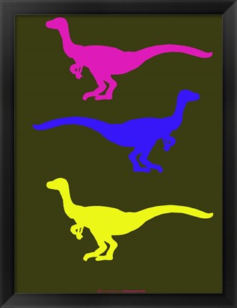 Framed Dinosaur Family 13 Print