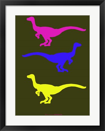 Framed Dinosaur Family 13 Print