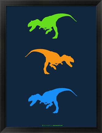 Framed Dinosaur Family 14 Print