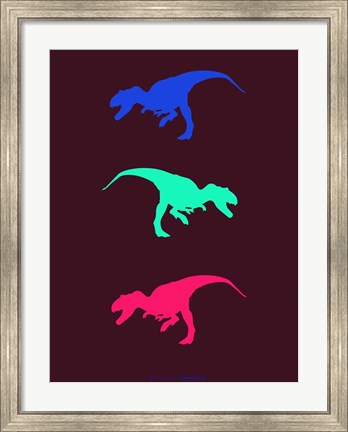 Framed Dinosaur Family 15 Print