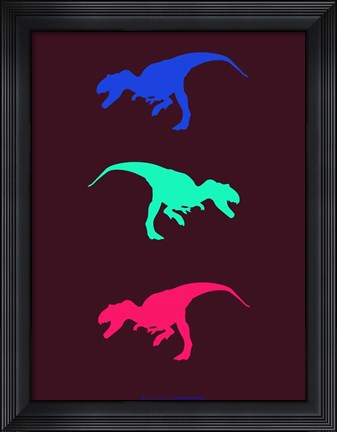Framed Dinosaur Family 15 Print