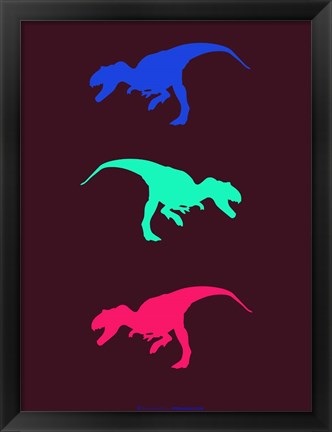 Framed Dinosaur Family 15 Print