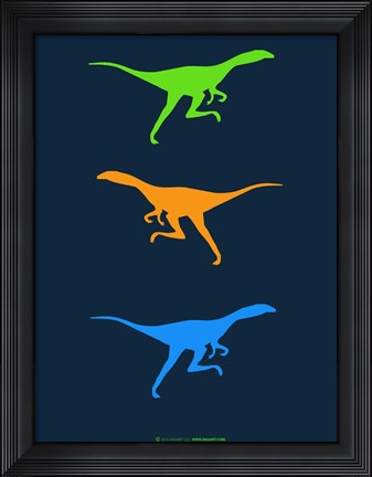 Framed Dinosaur Family 16 Print