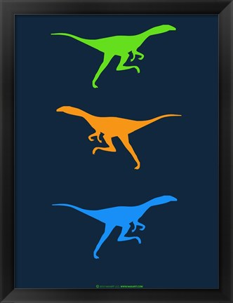 Framed Dinosaur Family 16 Print