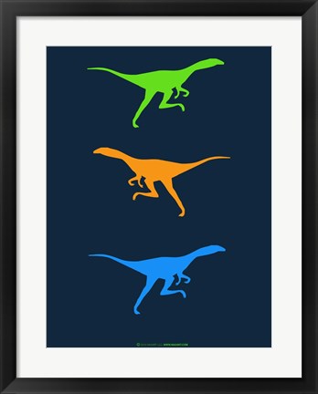 Framed Dinosaur Family 16 Print