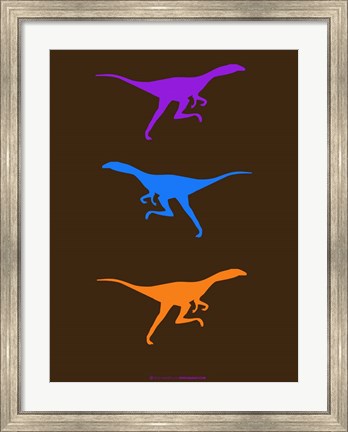 Framed Dinosaur Family 17 Print