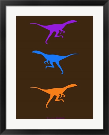 Framed Dinosaur Family 17 Print