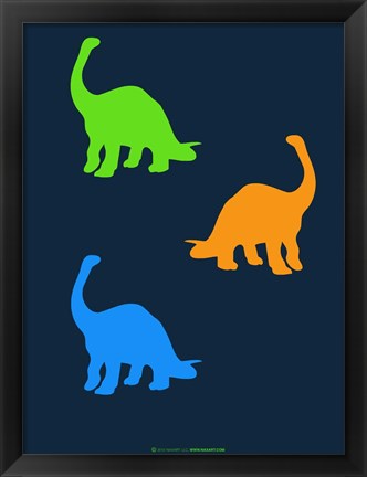 Framed Dinosaur Family 18 Print