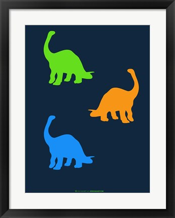 Framed Dinosaur Family 18 Print