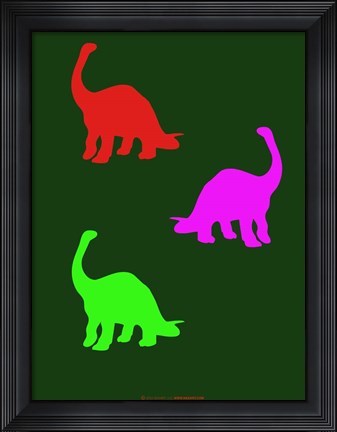 Framed Dinosaur Family 19 Print