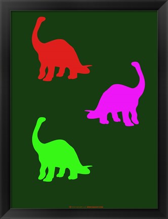 Framed Dinosaur Family 19 Print