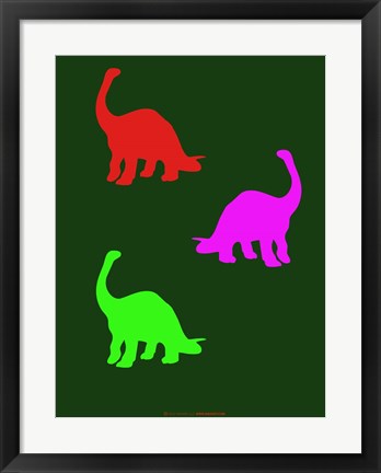 Framed Dinosaur Family 19 Print