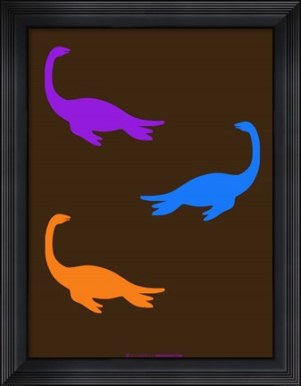 Framed Dinosaur Family 21 Print