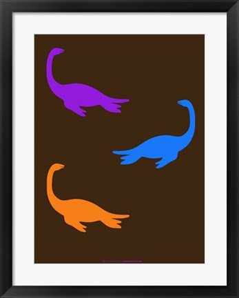 Framed Dinosaur Family 21 Print