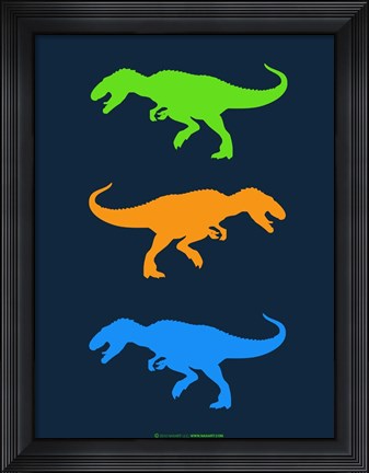 Framed Dinosaur Family 22 Print