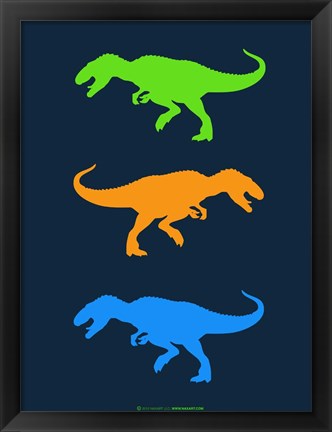 Framed Dinosaur Family 22 Print