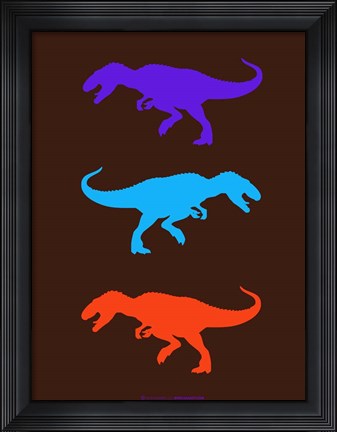 Framed Dinosaur Family 24 Print