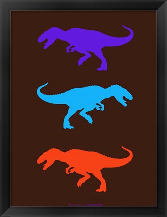 Framed Dinosaur Family 24 Print