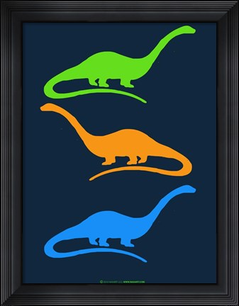 Framed Dinosaur Family 25 Print