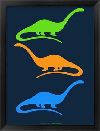 Framed Dinosaur Family 25 Print
