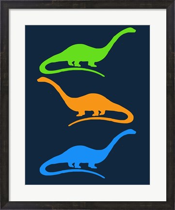 Framed Dinosaur Family 25 Print