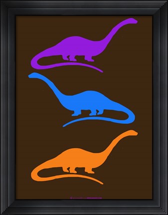 Framed Dinosaur Family 26 Print