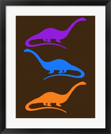 Framed Dinosaur Family 26 Print