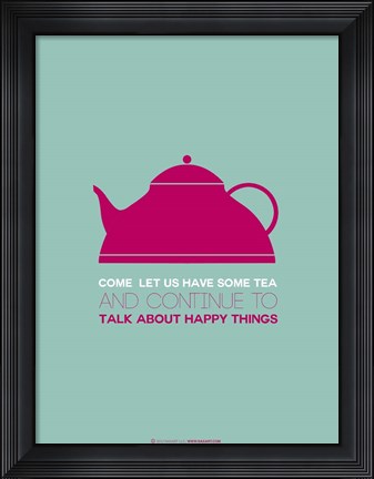 Framed Tea Pink Print