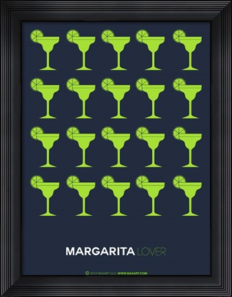 Framed Yellow Margaritas Print