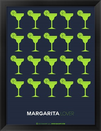 Framed Yellow Margaritas Print