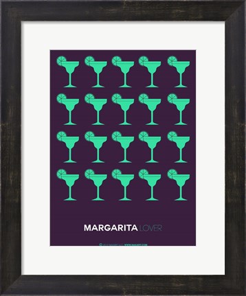Framed Green Margaritas Print
