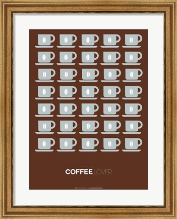 Framed Brown Coffee Print