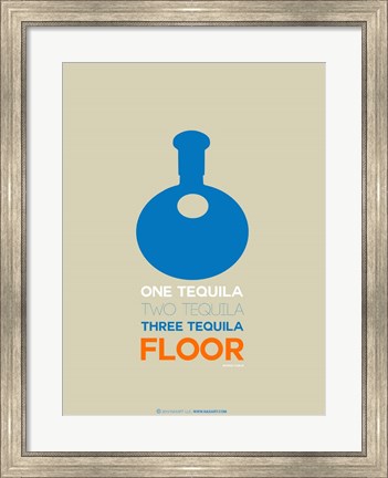 Framed Blue Tequila Print