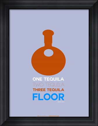 Framed Orange Tequila Print