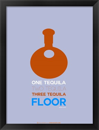 Framed Orange Tequila Print