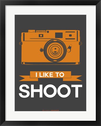 Framed I Like to Shoot 1 Print